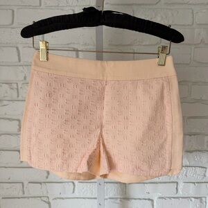 J.Crew Blush Textured Tailored Shorts Size 0 | 100% Cotton 3” Inseam